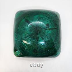 Vintage Murano Art Glass Bowl / Ashtray AVEM Tutti Frutti Latticino Lace Ribbon