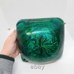 Vintage Murano Art Glass Bowl / Ashtray AVEM Tutti Frutti Latticino Lace Ribbon