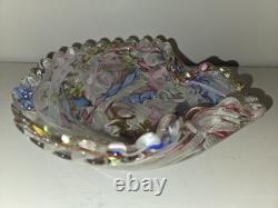 Vintage Murano Art Glass Bowl By Fratelli Toso