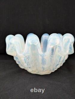 Vintage Murano Art Glass Bowl Ercole Barovier A Grosse Costolature