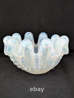 Vintage Murano Art Glass Bowl Ercole Barovier A Grosse Costolature