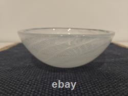 Vintage Murano Art Glass Bowl Mid Century