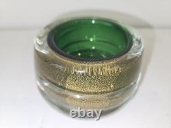 Vintage Murano Art Glass Bowl Mid Century