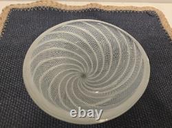 Vintage Murano Art Glass Bowl Mid Century ACID STAMP