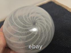 Vintage Murano Art Glass Bowl Mid Century ACID STAMP