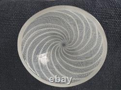 Vintage Murano Art Glass Bowl Mid Century ACID STAMP