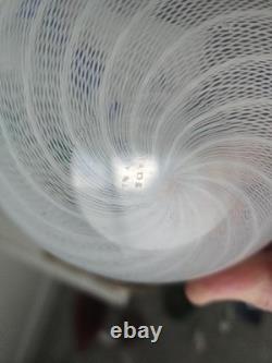 Vintage Murano Art Glass Bowl Mid Century ACID STAMP