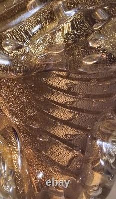 Vintage Murano Art Glass Bowl Mid Century Modern