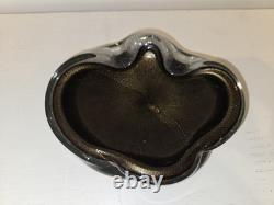 Vintage Murano Art Glass Bowl Mid Century Seguso