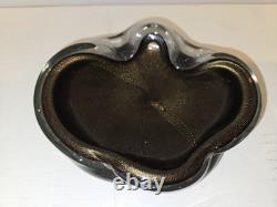 Vintage Murano Art Glass Bowl Mid Century Seguso