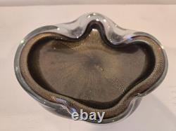 Vintage Murano Art Glass Bowl Mid Century Seguso