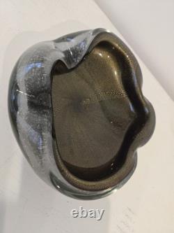 Vintage Murano Art Glass Bowl Mid Century Seguso