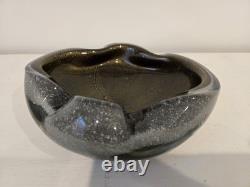 Vintage Murano Art Glass Bowl Mid Century Seguso