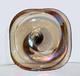 Vintage Murano Art Glass Centerpiece 17 Iridescent Swirl Mother of Pearl Italy