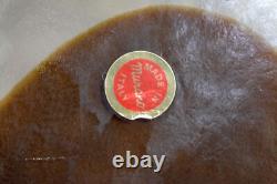 Vintage Murano Art Glass Centerpiece 17 Iridescent Swirl Mother of Pearl Italy