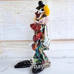 Vintage Murano Art Glass Clown Figurine