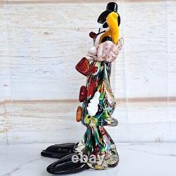 Vintage Murano Art Glass Clown Figurine