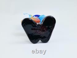 Vintage Murano Art Glass Clown Figurine, 1980s Circus Decor