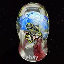 Vintage Murano Art Glass Dome Tree Studio Art Glass 8T 5W Forest Paperweight