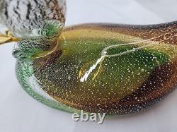 Vintage Murano Art Glass Duck Excellent Condition Unmarked Beautiful MCM