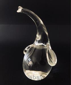 Vintage Murano Art Glass Elephant 7 1/2 Paperweight Archimede Seguso Rare