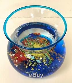 Vintage Murano Art Glass Fish Bowl