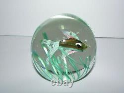 Vintage Murano Art Glass Fish Paperweight 889-2