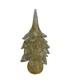 Vintage Murano Art Glass Gold Specks Christmas Tree Home Decor Sculpture 10 In