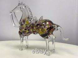 Vintage Murano Art Glass Horse Figurine