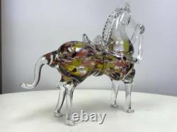 Vintage Murano Art Glass Horse Figurine