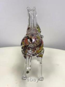 Vintage Murano Art Glass Horse Figurine