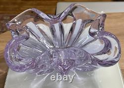 Vintage Murano Art Glass Lavender Color Bowl