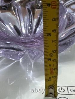 Vintage Murano Art Glass Lavender Color Bowl