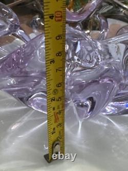 Vintage Murano Art Glass Lavender Color Bowl