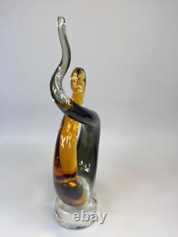 Vintage Murano Art Glass Love Knot Swirl Twisted Figurine Abstract Sculpture
