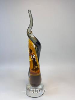 Vintage Murano Art Glass Love Knot Swirl Twisted Figurine Abstract Sculpture