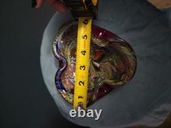 Vintage Murano Art Glass Mid Century Tutti Frutti AVEM Dish Bowl Ashtray