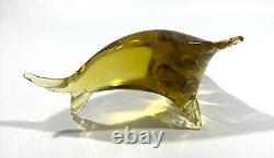 Vintage Murano Art Glass Sea Lion Seal Figurine 4 x 2.5 x 8