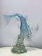 Vintage Murano Art Glass Sommerso Swordfish Figurine
