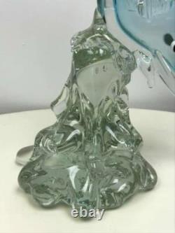 Vintage Murano Art Glass Sommerso Swordfish Figurine