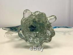 Vintage Murano Art Glass Sommerso Swordfish Figurine