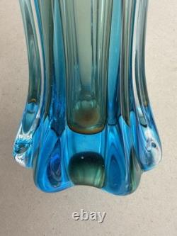 Vintage Murano Art Glass Vase 14.5 Tall
