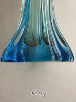 Vintage Murano Art Glass Vase 14.5 Tall