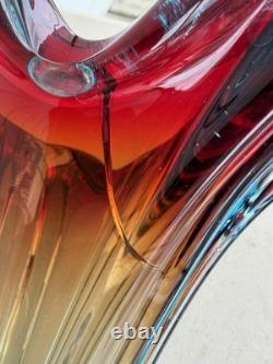 Vintage Murano Art Glass Vase 14.5 Tall