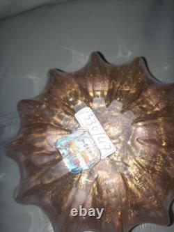 Vintage Murano Ash Trays With Snuffer Set Of 2 Rare Set