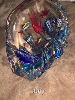 Vintage Murano Blown Glass Fish Aquarium Extremely Rare