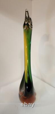 Vintage Murano Blown Glass Swan Figurine 12
