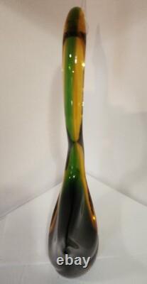 Vintage Murano Blown Glass Swan Figurine 12