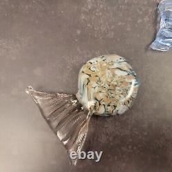 Vintage Murano Blown Glass Wrapped Art Glass Candy Pieces Lot of 8 (#19)