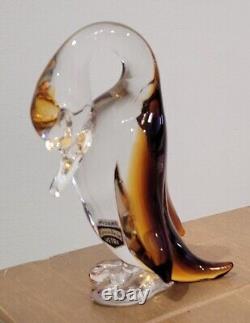 Vintage Murano Cenedese Vetri Italian Art Glass Duck Italy Figurine